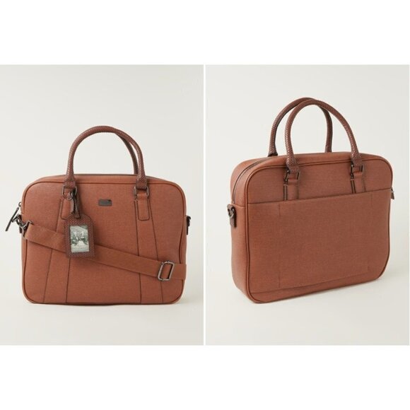 💕TED BAKER💕 Degrees Textured Laptop Briefcase - Picture 2 of 16